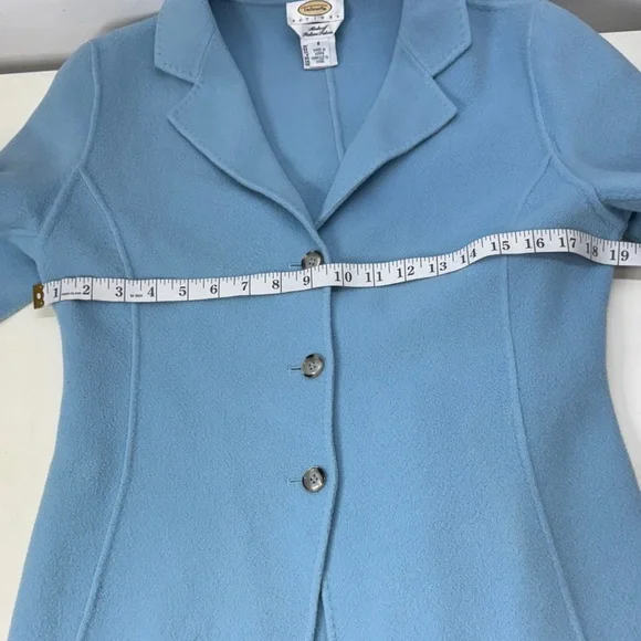 Talbots Light Blue Women's Blazer - Picture 6 of 7